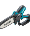 18V LXT Brushless Cordless 6 Inch Pruning Saw for yard work, compact handheld design with tool free chain adjustment.