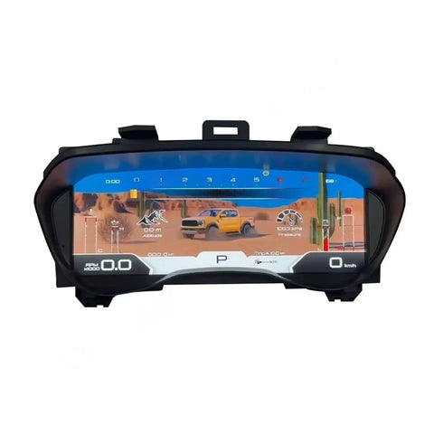 Ford 12.3 Inch LCD Dashboard Instrument Panel Digital Gauge Cluster Module For Everest Ranger T7 T8 2016 2021 Plug And Play Upgrade, front view