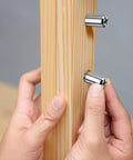 Installing Heavy Duty Iron Shelf Support Pegs 120 Piece Set For Cabinets And Bookcases Easy Install Self Tapping Pins