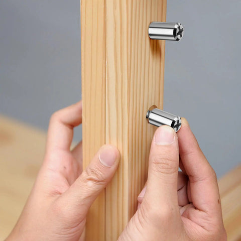 Installing Heavy Duty Iron Shelf Support Pegs 120 Piece Set For Cabinets And Bookcases Easy Install Self Tapping Pins