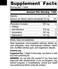 Heavy Duty Beta Sitosterol Capsules 375 Milligrams 120 Count in a supplement facts format for health support.