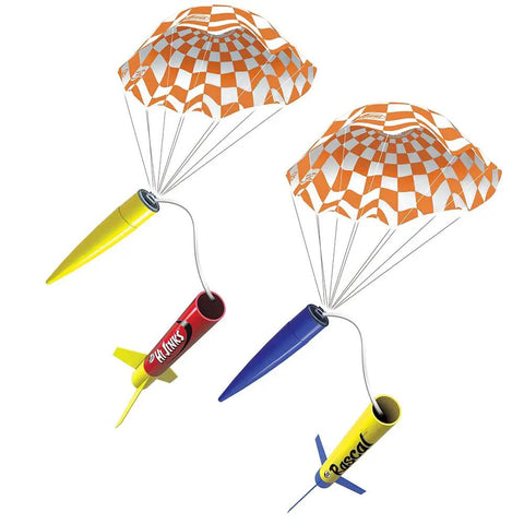 Rascal And Hijinks Prebuilt Rocket Launch Set For Beginners No Assembly Required Includes Launch Pad System Two Ready To Fly Model Rockets