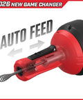 Easy Draining With This Heavy Duty Drain Auger Snake And Glove Set showing auto-feed feature, for quick clog clearing.
