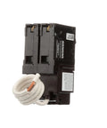 GFCI Circuit Interrupter Breaker 15 Amp 2 Pole 120V 10,000 AIC Self Test UL 943 Class A Protection For Spas Hot Tubs Kitchens Bathrooms