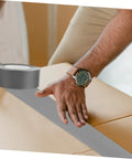 Heavy Duty Duct Tape Sealing Tape for Indoor and Outdoor Use Quick Fix Pipe Leaks and Repairs Base Waterproof Cloth Tape You Can Tear by Hand Sticks Fast and Holds Tough for Household Garage and Outdoor Projects sealing a cardboard box