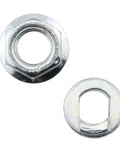 Alloy Steel Wheel Nut Kit For Electric Scooters Front And Rear Motors With Washers Easy Install Durable Replacement Parts
