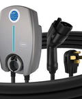 Rugged Outdoor Level 2 EV Charger Up To 40 Amps With NEMA 14 50 Outlet J1772 Compatible Fast Charging Station Wi Fi And Bluetooth Enabled