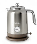 1.7L Large Electric Kettle With Thermometer, 1200W Fast Boil, Auto Shut Off, 304 Stainless Steel Coffee And Tea Kettle, Chrome Finish