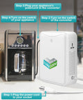 Plug In And Go No Fuss 2000W Noiseless Step Up Voltage Converter 110V To 220V with coffee maker setup steps