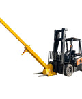 Adjustable Telescopic Forklift Boom Arm Mobile Crane Jib Lifter Hook Heavy Duty Steel Construction with a 4400 lb lift capacity.