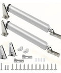 Two Piece Automatic Door Soft Close Kit With 90 Degree Positioning Stop, Adjustable Buffer For Gentle, Controlled Close