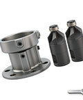 Heavy Lift Aluminum Alloy Grinder Chamfer Tool With Ergonomic Grip for precise tapering, featuring alloy body and two cutting heads.