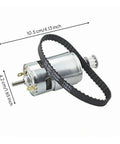 Do It Yourself Timing Belt Kit With Pulley And Synchronous Wheel For Small CNC Mill Or Lathe Projects Includes 795 Motor