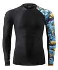 Mens Rash Guard Long Sleeve With UV Protection UPF 50 Plus For Men Moisture Wicking Quick Dry Four Way Stretch Swim Surf Gym Wear Built For Comfort In All Weather Pool Beach Or Outdoor Training