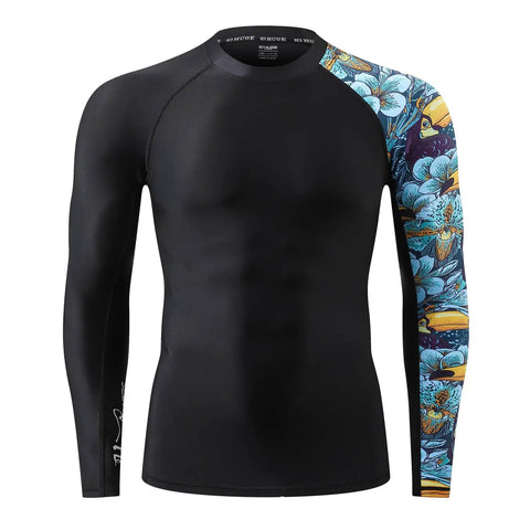 Mens Rash Guard Long Sleeve With UV Protection UPF 50 Plus For Men Moisture Wicking Quick Dry Four Way Stretch Swim Surf Gym Wear Built For Comfort In All Weather Pool Beach Or Outdoor Training