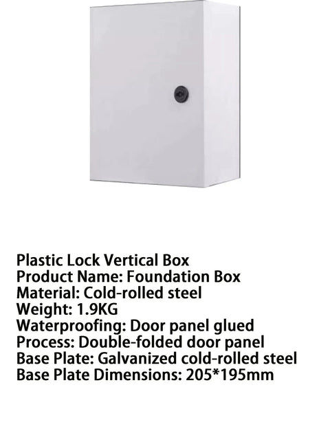 Vertical Round Lock Power Distribution Box With Customizable Electric Meter Panel And Monitor Control Enclosure made of cold-rolled steel