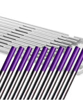 Tri Element TIG Welding Tungsten Electrodes Set Non Radioactive Purple EWG 3/32 By Seven Inch Ten Pack Assorted