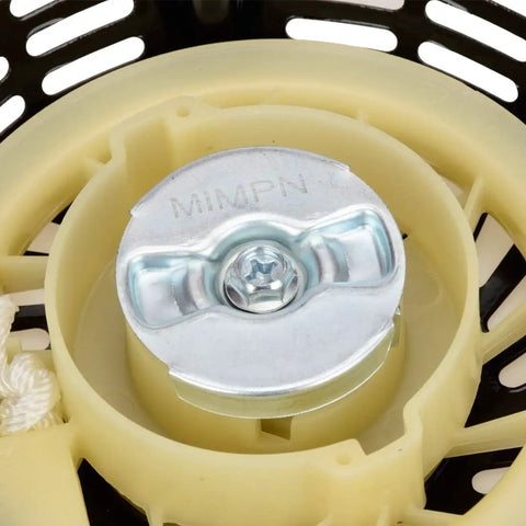 Close-up of Pull Start Assembly Recoil Starter For Predator 212cc And 196cc Engines 6.5HP Go Kart Mini Bike component