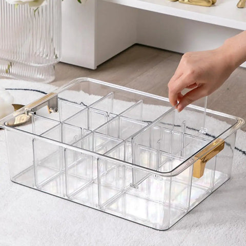 Adhesive Hanging Closet Rod Rack With Extra Sock And Underwear Dividers Straight Up Keeps Your Closets Hella Neat Zero Clutter Flex Installed On Any Wall Save Major Floor Space For Compact Homes And Dorms, clear organizer with dividers.