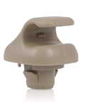 Beige Sun Visor Hook Clip Bracket Hanger For Honda Accord Civic CR-V Odyssey Pilot Ridgeline, Rugged ABS Plastic