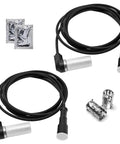 Heavy Duty 6.5 Ft Truck Wheel Speed Abs Sensor Wiring Harness Compatible With Wabco And Meritor 4410328140 4410326180 Pair with heat resistant cables.