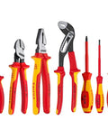 10 Piece 1000V Insulated Pliers Cutters And Screwdriver Tool Set For Electricians With VDE Tested Comfort Grip Handles