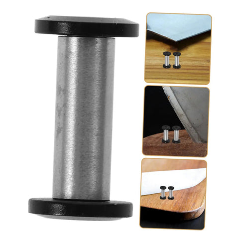Tough As Nails Heavy Duty Stainless Steel Locking Latch Spindle Rivets For Knife Handle Assembly and Custom Knifemaking Projects, 17mm length.