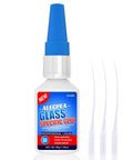 Crystal Clear Glass Glue For Quick, No Drama Repairs In Glass, Jewelry And Art, Waterproof, 30g bottle with tips