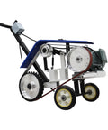Badass Heavy Duty Hand Push Belt Sander 4KW 220V Cranks Out 2800 RPM On A 1.97 In Wide Belt For Crushing Steel.