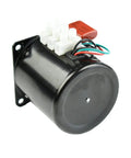 Heavy Duty Electric Barbecue Motor With 60KTYZ Gear Reduction, 110V 50-60 RPM, high torque reversible drive, black metal casing