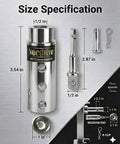 Size specifications of Trailer Jack Drill Adapter Kit 1 Inch Drive Shaft 2 In 1 For Cordless Drill And Ratchet Stainless Steel