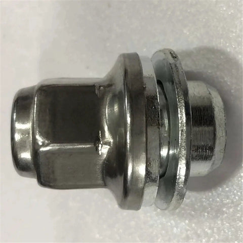 Premium Alloy 5 Pcs Wheel Lug Bolt Stud Nut Kit For Jaguar S Type X Type XJ XJR XF 1999 To 2011 Heavy Duty Corrosion Proof Fastener Replacement Set That Rocks chrome wheel lug nut stud close-up