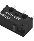 Smooth Operator Subminiature Micro Switch Kit Featuring Crisp SPDT Contacts And Sturdy Pin Plunger, black plastic microswitch close-up view.