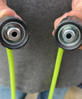 Ends of Pressure Washer Hose With M22 Fittings, 1/4 In By 25 Ft, ZillaGreen Flexible Hybrid Polymer, Cold Water Only Up To 3100 Psi