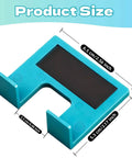 The Easy Hinge Mate Quick Install Hinge Jig With Magnetic Locking For No Drill Door And Cabinet Setup, shown with size dimensions.