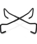 Badass Heavy Duty Dutch Oven Lid Lifter And Compact Folding Stand with black steel design for outdoor cooking and rotatable pots.