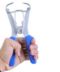 Essential Miter Clamps For Frames And Moldings Made Of Durable Steel With Ergonomic Grip Handles For Tough Woodworking Projects And Quick Spring Clip Installation Corner Tools, blue handles