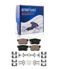Rear Brake Kit With 10.24 Inch Rotors And Ceramic Pads For 2004 To 2008 Acura TSX And 2003 To 2007 Honda Accord Disc Brake Replacement Upgrade