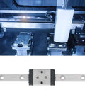 Beefy 75mm By 5mm Linear Guide Rail Carriage In 440C Stainless Steel With Oil Port Low Friction Precision Motion For CNC Machines