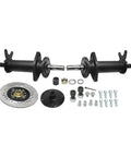 Pump Up Your Build With This Bad Boy Brushless Electric Motor 2500W 60V 5000RPM And 32 Inch Differential Rear Axle Complete Carrier Kit parts including axle and hardware.