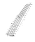 Foldable Gravity Conveyor 79 Inches Wide With Four Row Wheels Light Duty Unpowered Roller Table For Warehouse Unloading And Logistics Shipment displayed at 39x12 inches.