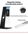 Espresso Distribution Tool With Magnetic Stand And Adjustable 0.4mm Stainless Needles For Even Extraction Break Clumps