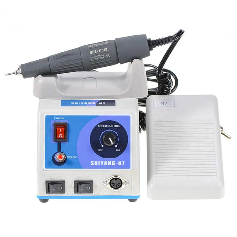 35,000 RPM Handheld Grinder For Jewelry, Ceramics, Glasswork, Silicone, Woodcarving And Artware with control unit and pedal