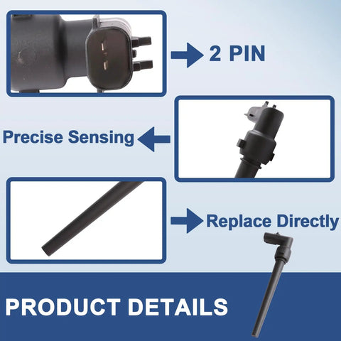 Heavy Duty Coolant Liquid Level Sensor For 2018 2019 2020 2021 Freightliner Cascadia product details with 2 pin connector.
