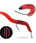 250 Piece Soft Plastic Fishing Worms Lures Set Realistic Earthworm Baits For Freshwater Fishing Reusable Fake Maggots