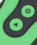 Close-up of the Mingzhe Electronic Stud Finder with Sound Alarm buttons, showcasing ergonomic design and user-friendly controls.