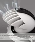 saditesdk 10W20W Gimbal Recessed Lighting Ceiling Downlight Kit showing aluminum radiator design for heat dissipation.