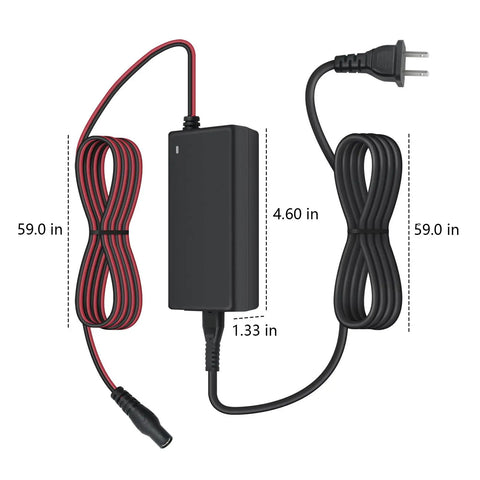 High Performance Replacement Fast Charger For Noco Boost Jump Starters GB70 GB150 GB250 Plus 14V 4A 56W XGC4 Power Adapter with long cables.