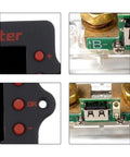 Hella Precise Pure Copper Shunt Battery Monitor LCD display with buttons and copper terminals for 0 to 100 Amps tracking.