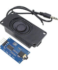 Drop In Ready Uart Control Mp3 Audio Module Delivering Straight Up Crystal Clear Sound For Vehicle Navigation Automation And Industrial Voice Prompts With Hella Reliable Playback For Tinkerers with a compact speaker and circuit board.